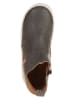 lamino Leder-Ankle-Boots in Grau