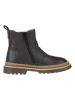 lamino Leder-Chelsea-Boots in Blau