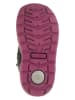 lamino Leder-Boots in Dunkelblau/ Pink