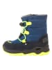 lamino Leren boots donkerblauw