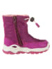 lamino Leder-Boots in Pink