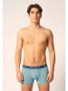 Skiny 2er-Set: Boxershorts in Blau/ Hellblau