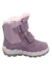 superfit Leder-Winterboots "Icebird" in Lila