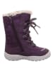 superfit Leder-Winterstiefel "Crystal" in Lila