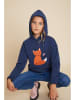 lamino Hoodie donkerblauw