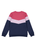 lamino Sweatshirt in Pink/ Lila/ Dunkelblau