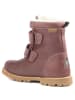 Rap Leren winterboots lichtroze