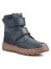 Rap Leren winterboots donkerblauw