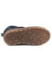 Rap Leren winterboots donkerblauw