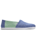 TOMS Instappers blauw/groen