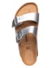 Birkenstock Slippers "Arizona" zilverkleurig