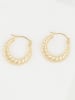 L instant d Or Gold-Creolen "Iseult"