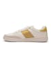 N'GO Skórzane sneakersy "Saigon Classic" w kolorze biało-żółtym