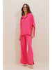 Defile 2-delige outfit roze