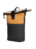 Beagles Rugzak "Multicolor" okergeel/zwart - (B)28 x (H)42 x (D)10 cm