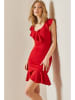 Chezalou Sukienka w kolorze czerwonym