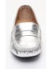 John Scott Mocassins zilverkleurig