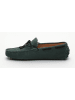 John Scott Leren mocassins groen