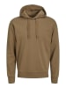 Jack & Jones Hoodie "Knit" in Hellbraun