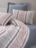 Colourful Cotton Beddengoedset "Duo" blauw/wit
