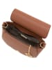 Mia Tomazzi Leder-Umhängetasche in Cognac - (B)19 x (H)17 x (T)6,5 cm