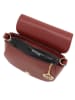 Mia Tomazzi Leder-Umhängetasche in Bordeaux - (B)19 x (H)17 x (T)6,5 cm