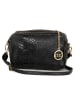 Mia Tomazzi Leder-Umhängetasche in Schwarz - (B)21 x (H)14 x (T)8 cm