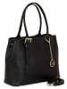 Mia Tomazzi Skórzana torebka w kolorze czarnym - 31 x 24 x 11 cm