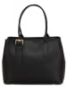 Mia Tomazzi Skórzana torebka w kolorze czarnym - 31 x 24 x 11 cm