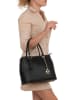 Mia Tomazzi Skórzana torebka w kolorze czarnym - 31 x 24 x 11 cm