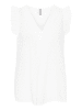 CULTURE Bluzka "Camille" w kolorze białym
