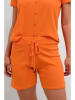 Cream Shorts "Sillar" in Orange