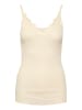 SAINT TROPEZ Top "Maya" w kolorze beżowym