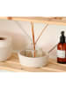 ABERTO DESIGN 3-delige set: opbergmanden crème - (H)6 x Ø 15 cm