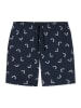 Schiesser Pyjama-Shorts in Dunkelblau