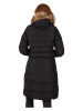 Trespass Płaszcz pikowany "Audrey" w kolorze czarnym