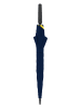 Doppler Stockschirm "Doppler Lang AC Move" in Dunkelblau/ Gelb