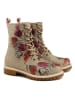 Goby Boots beige/rood