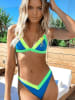 Evia Bikini blauw/groen
