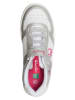 Benetton Sneakersy w kolorze srebrno-białym