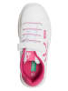 Benetton Sneakersy w kolorze biało-różowym