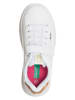 Benetton Sneakers wit/goudkleurig