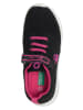 Benetton Sneakers in Schwarz/ Pink