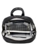 HIDE & STITCHES Leder-Rucksack in Schwarz - (B)23,5 x (H)28,5 x (T)8,5 cm