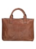 micmacbags Leren handtas lichtbruin - (B)35 x (H)24,5 x (D)13 cm