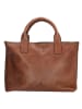 micmacbags Leren handtas lichtbruin - (B)35 x (H)24,5 x (D)13 cm