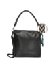 micmacbags Leder-Schultertasche in Schwarz - (B)31 x (H)30 x (T)12 cm