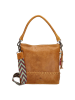 micmacbags Skórzana torebka w kolorze karmelowym - 31 x 30 x 12 cm