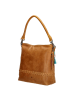 micmacbags Skórzana torebka w kolorze karmelowym - 31 x 30 x 12 cm