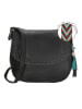 micmacbags Skórzana torebka w kolorze czarnym - 24 x 22 x 9 cm